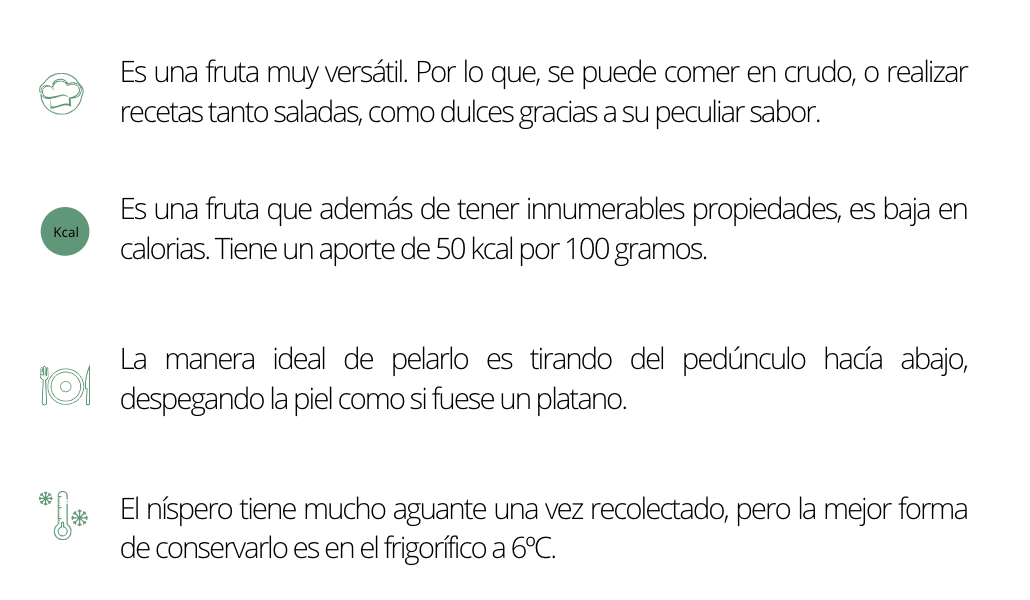 Consejos de como comer níspero